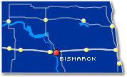 Bismarck, ND Map