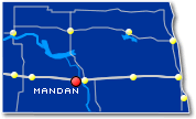 Mandan, ND Map