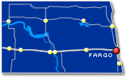 Fargo, ND Map
